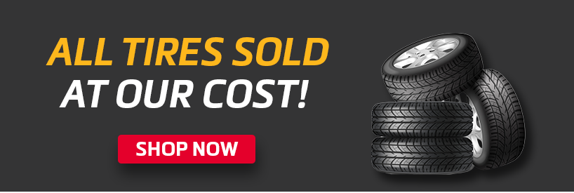 All Tires Sold At Our Cost